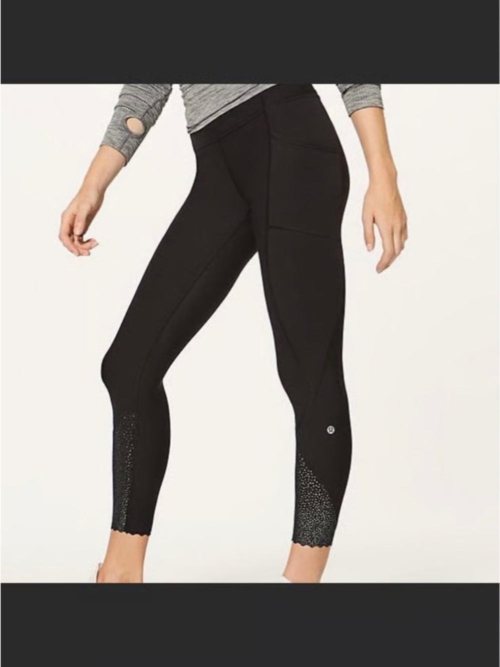 Lululemon Tight Stuff High-Rise Leggings *scallop hem